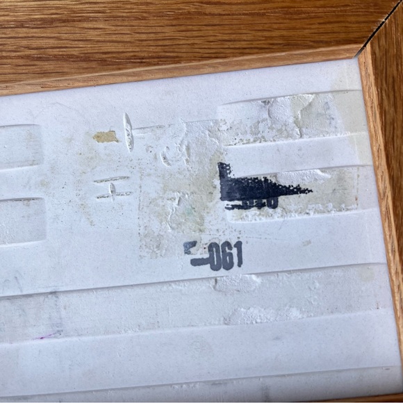 Martin Leman Vintage Cat Tile In Wood Frame - Picture 9 of 9